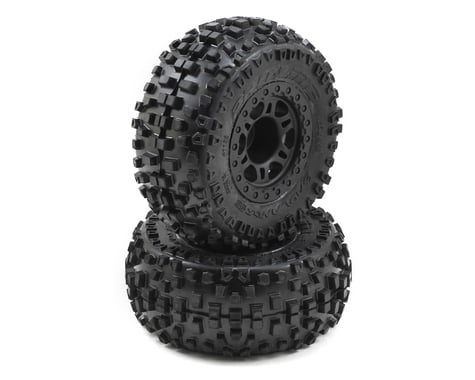 Pro-Line Badlands SC Tires w/Split Six Wheels (2) (Black) (Slash Front)