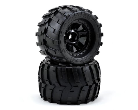 Pro-Line Masher 3.8" Tire w/Desperado 17mm 1/2" Offset MT Wheel (2) (Black)
