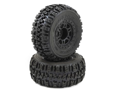 Pro-Line Trencher X SC Tires w/Split Six Wheels (2) (Black) (Slash Rear)