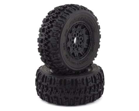 Pro-Line Trencher X SC Tires w/Raid Wheels (2) (Black)