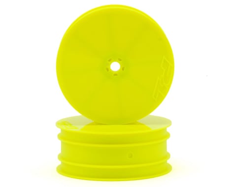 Pro-Line 10mm Hex Velocity 2.2" Front Wheels (2) (TLR 22) (Yellow)