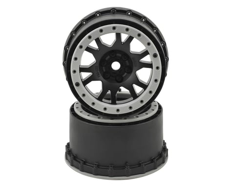 Pro-Line X-MAXX Impulse Pro-Loc Wheels (Black w/Stone Gray Rings) (2)