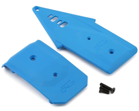 Pro-Line Arrma 3S Bash Armor Skid Plates (Blue) (Front/Rear)