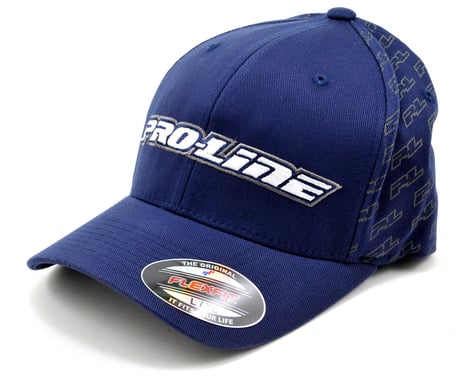 Pro-Line "Swarm" Navy Blue Flexfit Hat (L/XL)
