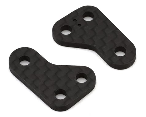 PSM Associated B7 Carbon Fiber Steering Block Arms (2) (0.5mm Offset) (2.5mm)