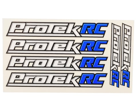 ProTek RC Small Logo Sticker Sheet