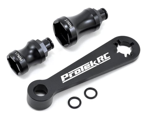 ProTek RC Aluminum Hex Wheel and Flywheel Wrench (Buggy, Truggy 17mm & 23mm)