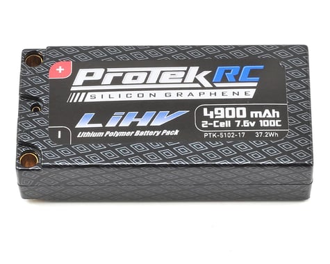 ProTek RC 2S 100C Silicon Graphene HV Shorty LiPo Battery (7.6V/4900mAh)