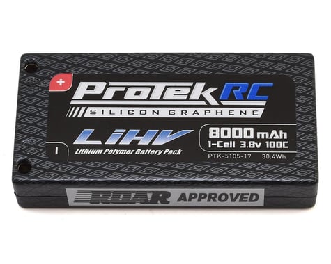 ProTek RC 1S 100C Silicon Graphene HV LiPo Battery (3.8V/8000mAh)