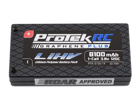 ProTek RC 1S 120C Si-Graphene + HV LiPo Battery (3.8V/8100mAh)