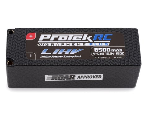 ProTek RC 4S 120C Low IR Si-Graphene + HV LiPo Battery (15.2V/6500mAh)