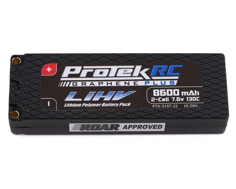 ProTek RC 2S 130C Low IR Si-Graphene + HV LiPo Battery (7.6V/8600mAh)