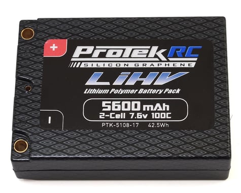 ProTek RC 2S 100C Silicon Graphene HV Square LiPo Battery (7.6V/5600mAh)