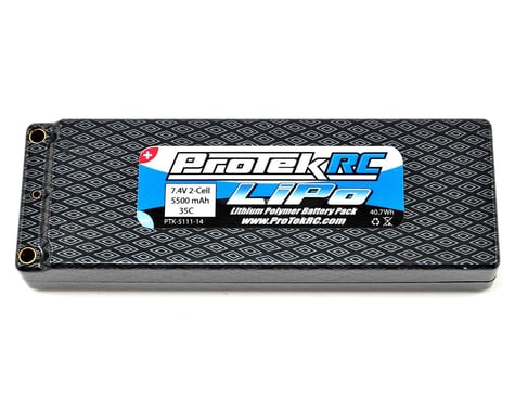 ProTek RC 2S "Supreme Power" LiPo 35C Hard Case Battery (7.4V/5500mAh)