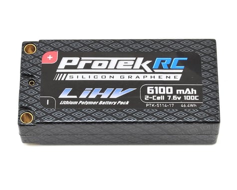 ProTek RC 2S 100C Silicon Graphene HV Shorty LiPo Battery (7.6V/6100mAh)