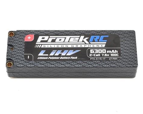 ProTek RC 2S 100C Silicon Graphene HV LCG Lipo Battery (7.6V/6300mAh)