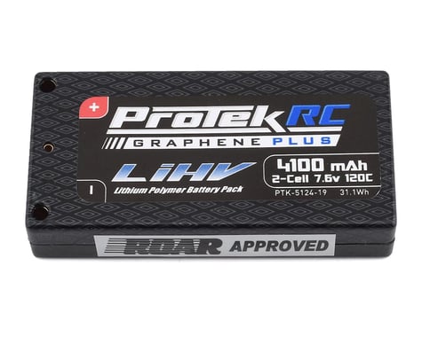 ProTek RC 2S 120C Si-Graphene + HV LCG Shorty LiPo Battery (7.6V/4100mAh)