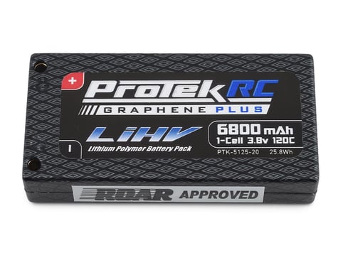 ProTek RC 1S 120C Low IR Si-Graphene + HV LiPo Battery (3.8V/6800mAh)