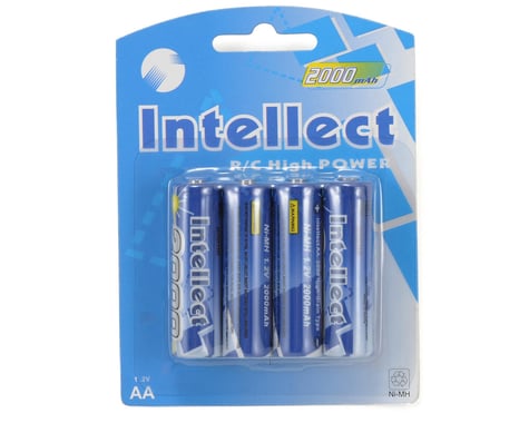 ProTek RC NiMH AA Loose Intellect Battery Cells (4) (1.2V/IB2000mAh)