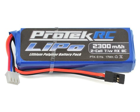 ProTek RC LiPo Mugen Receiver Battery Pack (7.4V/2300mAh) (w/Balancer Plug)