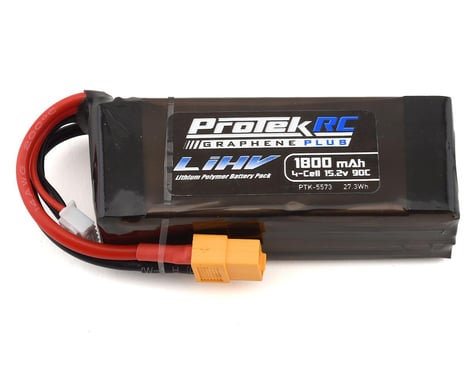 ProTek RC 4S 90C Si-Graphene + HV LiPo Battery w/XT60 Connector (15.2V/1800mAh)