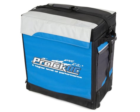 ProTek RC P-8 1/8 Buggy Super Hauler Bag (Plastic Inner Boxes) (Bright Blue)