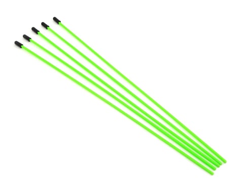 ProTek RC Antenna Tube w/Caps (Flo Green) (5)