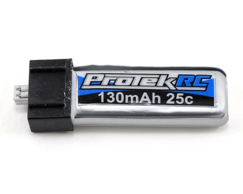 ProTek RC 1S "High Power" Li-Poly Micro Heli/Airplane 25C Battery Pack (3.7V/130mAh)