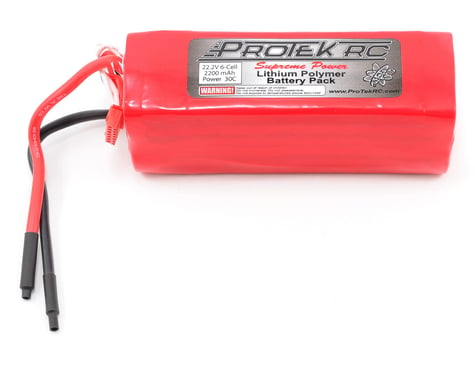 ProTek RC 6S "Supreme Power" Li-Poly 30C Battery Pack (22.2V/2200mAh)