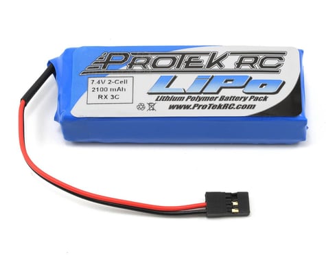 ProTek RC Li-Poly 3C Stick Receiver Battery Pack (7.4V/2100mAh) (No Balance)