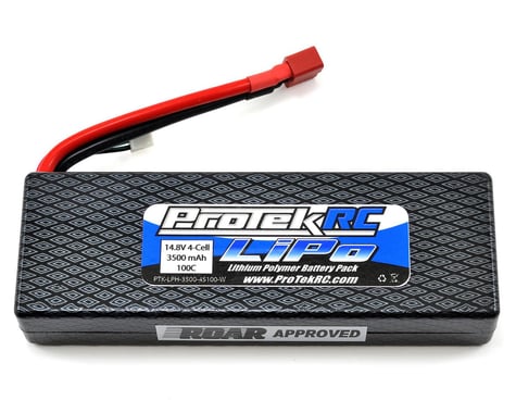 ProTek RC 4S "Supreme Power" Li-Poly 100C Hard Case Battery Pack (14.8V/3500mAh)