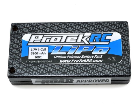 ProTek RC 1S "Supreme Power" Li-Poly 100C Hard Case Battery Pack (3.7V/5800mAh)