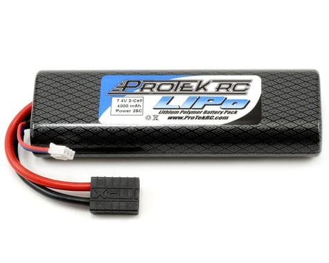 ProTek RC 2S "Sport Race" Li-Poly 25C Stick Battery Pack (7.4V/4000mAh, w/Traxxas Connector)