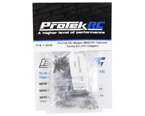 ProTek RC Mugen MBX7/R Titanium Screw Kit (121) (Upper)