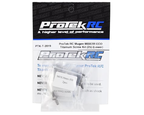 ProTek RC Mugen MBX7/R ECO Titanium Screw Kit (25) (Lower)