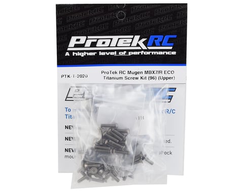 ProTek RC Mugen MBX7/R ECO Titanium Screw Kit (96) (Upper)