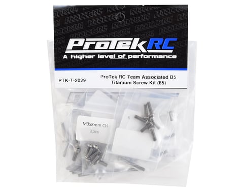 ProTek RC Team Associated B5 Titanium Screw Kit (65)