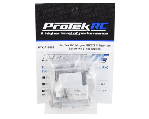 ProTek RC Mugen MBX7TR Titanium Screw Kit (115) (Upper)