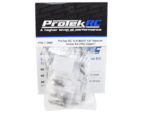 ProTek RC TLR 8IGHT 4.0 Titanium Screw Kit (102) (Upper)