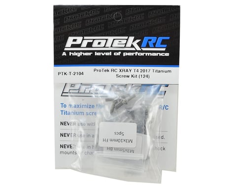 ProTek RC XRAY T4 2017 & 2018 Titanium Screw Kit (125)