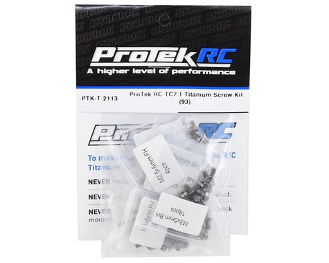 ProTek RC TC7.1 Titanium Screw Kit (93)