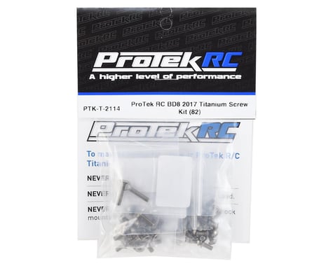 ProTek RC BD8 2017 Titanium Screw Kit (82)