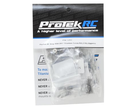 ProTek RC XRAY XB8 2017 Titanium Screw Kit (118) (Uppers)