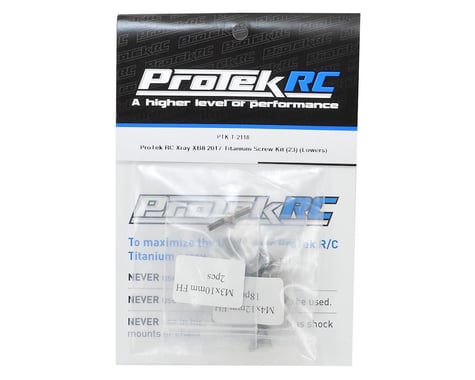 ProTek RC XRAY XB8 2017 Titanium Screw Kit (23) (Lowers)