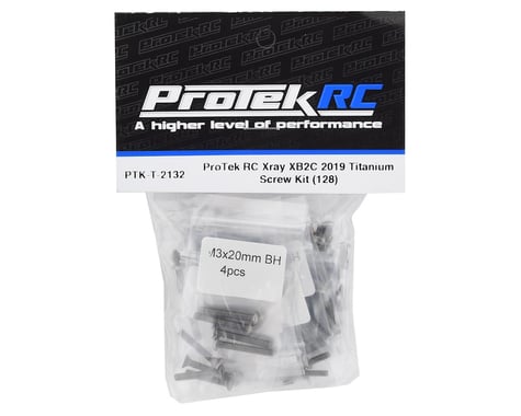 ProTek RC XRAY XB2C 2019 Titanium Screw Kit (128)