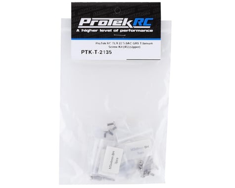 ProTek RC TLR 22 5.0AC "Grade 5" Titanium Screw Kit (45) (Upper)