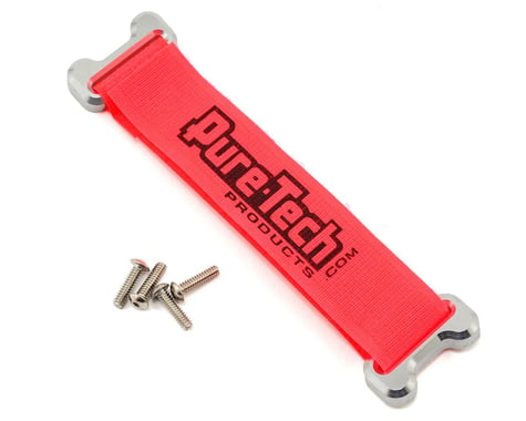 Pure-Tech Xtreme 4" Aluminum Block Strap (Neon Red)