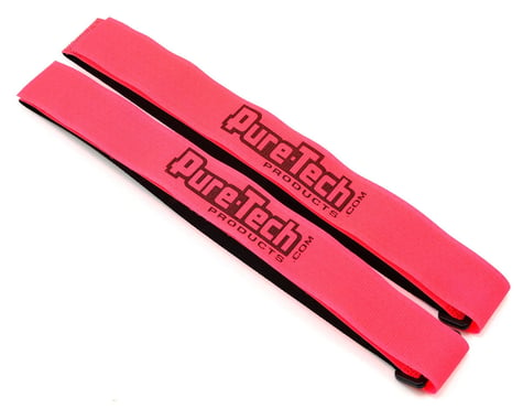 Pure-Tech 8" Xtreme Battery Strap LG (Neon Red) (2)