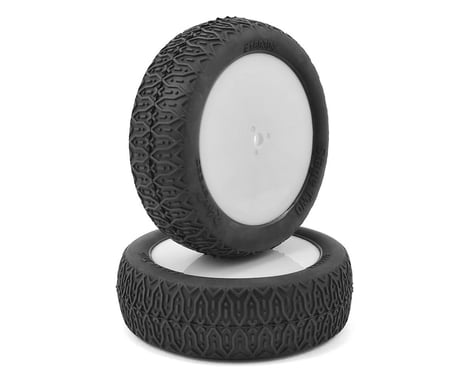 Raw Speed RC "Stage Two" 2.2" 1/10 2WD Front Pre-Mounted Tire (White) (2)