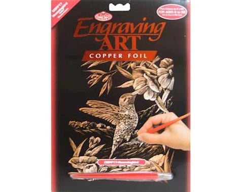 Royal Brush Manufacturing Engraving Art Copper Foil Hummingbird